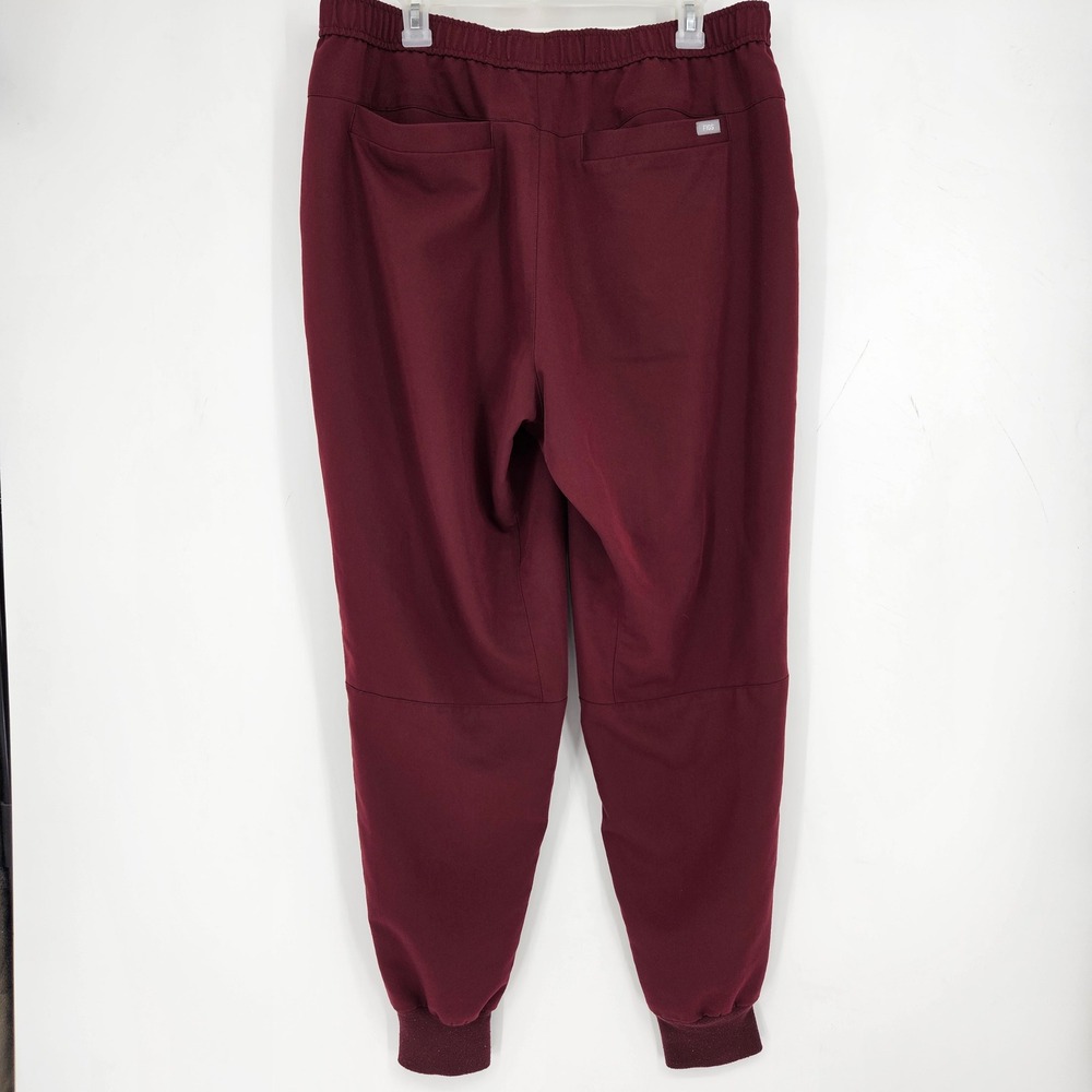 Figs Scrub Pants Mens XL Tansen Nurses Healthcare Uniforms Jogger Burgundy - Picture 4 of 9